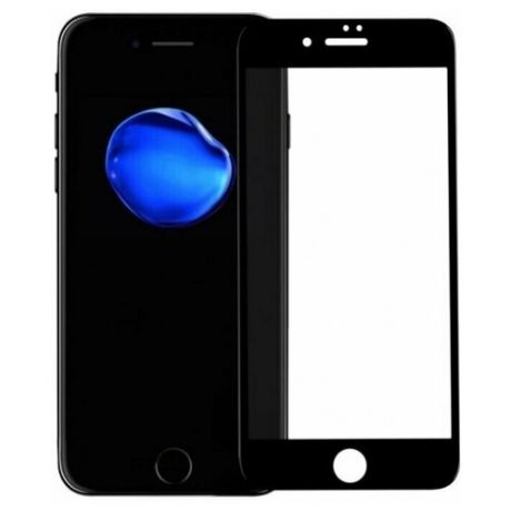 Полноэкранное защитное стекло для телефона Apple iPhone 7, 8 и SE 2020 / Стекло на Эпл Айфон 7, 8 и СЕ 2020 / Стекло на весь экран / Full Glue от 3D до 21D (черный)