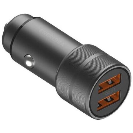 Автомобильное ЗУ EnergEA Alu drive2 2 USB QC3.0 36W Gunmetal