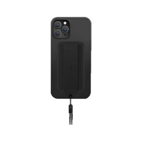 Панель силиконовая Uniq HELDRO для iPhone 12 Pro Max, с ремешком, Black
