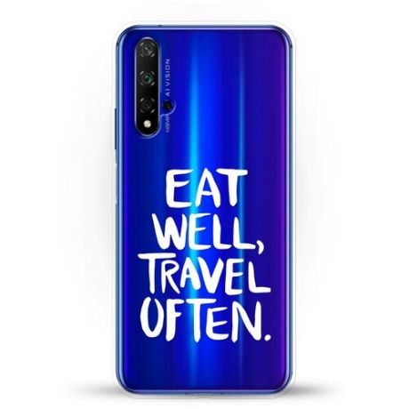 Силиконовый чехол Eat well на Huawei Nova 5T