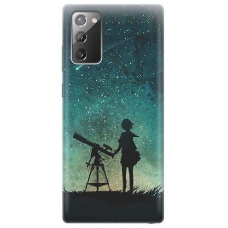 Ультратонкий силиконовый чехол-накладка для Samsung Galaxy Note 20 с принтом "Загадай желание"