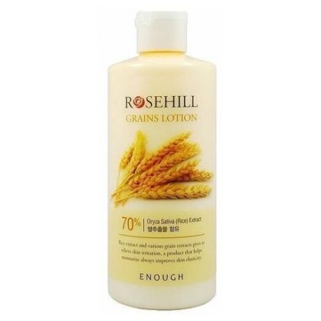 Лосьон для лица с рисом и центеллой азиатской, омолаживающий - Rosehill Grains lotion [Enough]