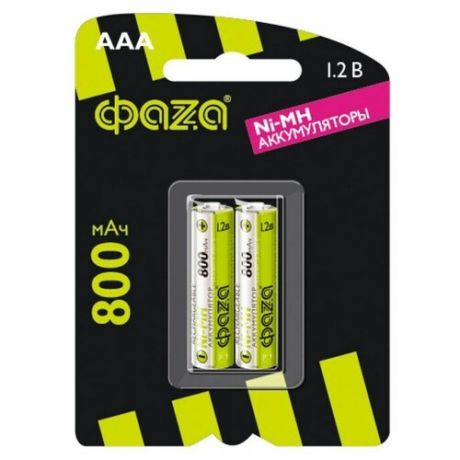 Аккумулятор ФАZА АAA 800mAh BL2/20/100