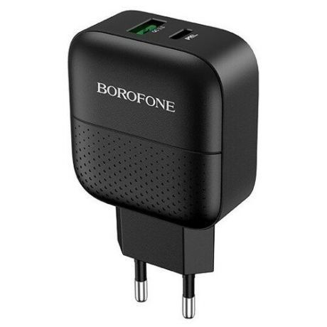 Сетевое зарядное устройство Borofone BA46A Premium, черная