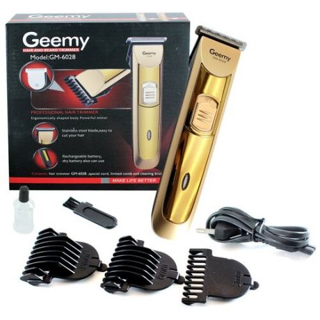 Триммер для стрижки бороды и волос на теле Geemy GM-6028