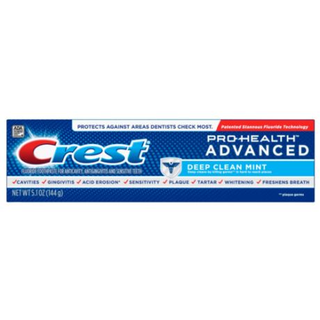 Crest Pro-Health Advanced Deep Clean Mint – Лечебная зубная паста 144 грамма