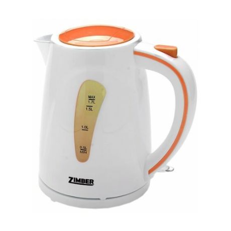 Чайник ZIMBER ZM-10848 бело-оранжевый