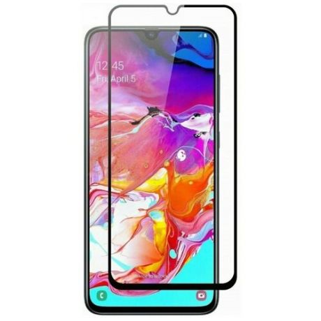 Полноэкранное защитное стекло для телефона Samsung Galaxy A32 4G / Стекло на Самсунг Галакси А32 4 Джи / Стекло на весь экран / Full Glue Premium от 3D до 21D (черный)
