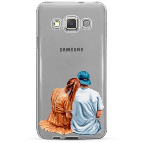 Силиконовый чехол Влюбленная парочка на Samsung Galaxy A3 / Самсунг A3