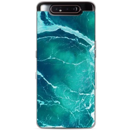 Силиконовый чехол Изумрудный океан на Samsung Galaxy A80 / Самсунг A80