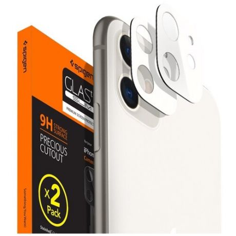 Защитное стекло для камеры SPIGEN для iPhone 11 - Full Cover Camera Lens - Белый - AGL00507 - 2 шт