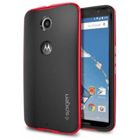 Чехол SPIGEN для Nexus 6 - Neo Hybrid - Красный - SGP11240