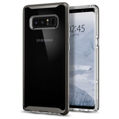 Прозрачный чехол SPIGEN для Galaxy Note 8 - Neo Hybrid Crystal - Темно-серый - 587CS22092