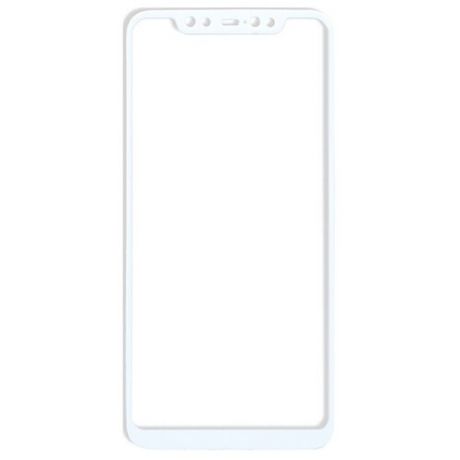 Защитное стекло Full Screen 5D на весь экран с рамкой для Xiaomi Mi 8 белое