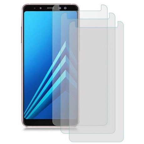 Защитное стекло Nuobi 0.3mm 9H для Samsung Galaxy A530/A8 2018 (Анти-отпечаток) (Прозрачный (3 шт))