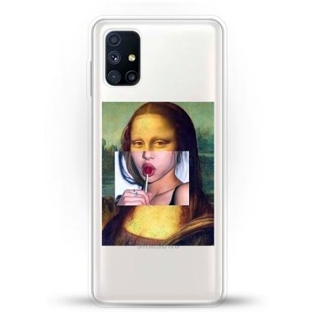 Силиконовый чехол Мона на Samsung Galaxy M51