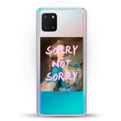 Силиконовый чехол Sorry на Samsung Galaxy Note 10 Lite