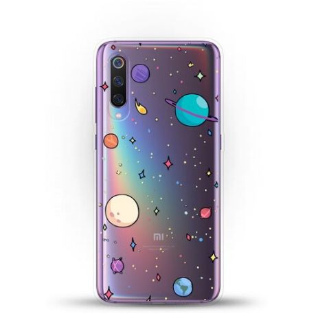 Силиконовый чехол Звезды и планеты на Xiaomi Mi 9