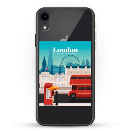 Силиконовый чехол London на Apple iPhone Xr