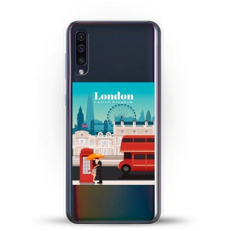 Силиконовый чехол London на Samsung Galaxy A50s