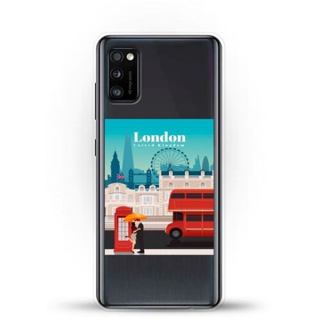 Силиконовый чехол London на Samsung Galaxy A41
