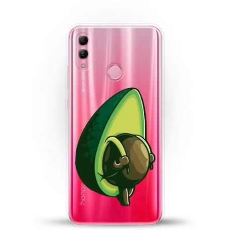 Силиконовый чехол Рюкзак-авокадо на Honor 10 Lite