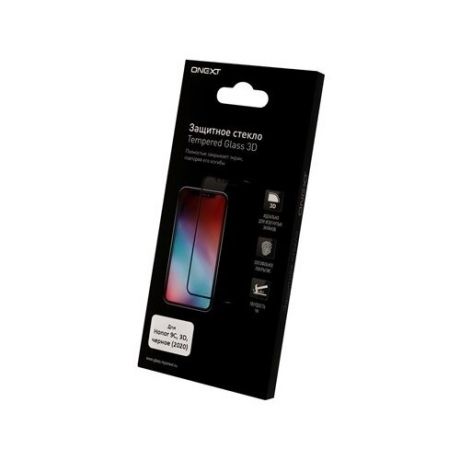 Защитное стекло 3D Onext для Huawei P40 Lite E / Honor 9C черное