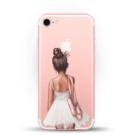 Силиконовый чехол Юная балерина на Apple iPhone SE (2020)