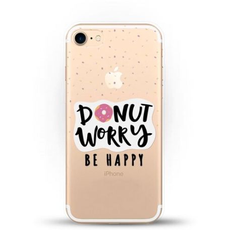 Силиконовый чехол Donut Worry на Apple iPhone SE (2020)