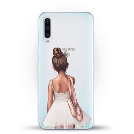 Силиконовый чехол Юная балерина на Samsung Galaxy A50s