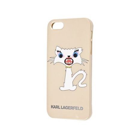 Накладка Karl Lagerfeld Monster Choupette Hard для iPhone 5 / 5s / SE - Beige