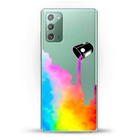 Силиконовый чехол Краски на Samsung Galaxy Note 20