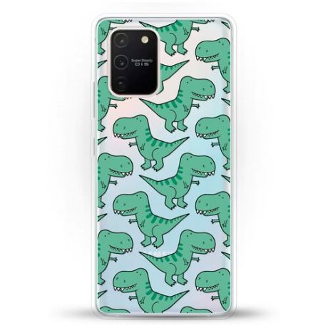 Силиконовый чехол Динозавры на Samsung Galaxy S10 Lite