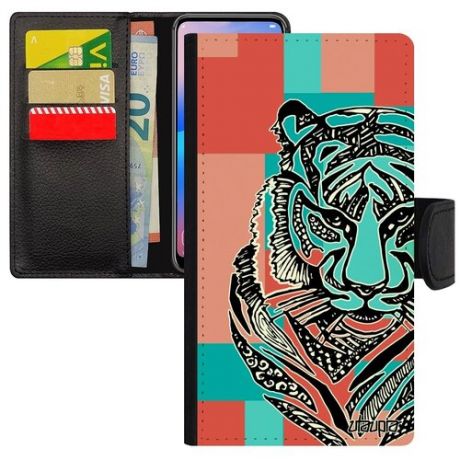 Защитный чехол книжка на телефон // iPhone 7 // "Тигр" Охота Tiger, Utaupia, цветной