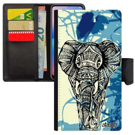 Защитный чехол книжка для // iPhone XR // "Слон" Elephant Мудрый, Utaupia, цветной