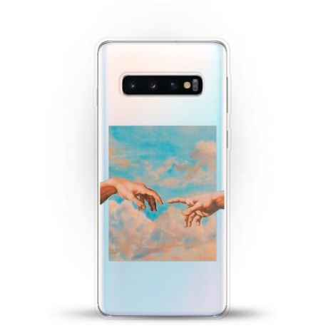Силиконовый чехол Искусство на Samsung Galaxy S10