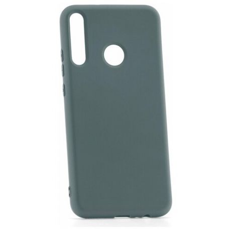 Чехол на Huawei P40 Lite E Derbi Slim Silicone-3 темно-зеленый