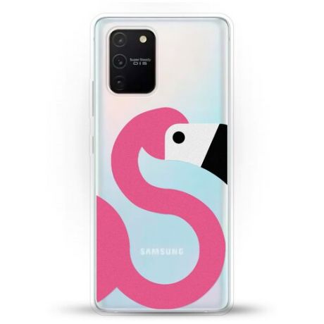 Силиконовый чехол Фламинго на Samsung Galaxy S10 Lite