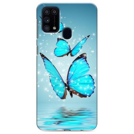 Дизайнерский силиконовый чехол для Samsung Galaxy M31 Бабочки