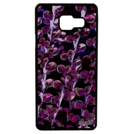Защитный чехол для телефона // Galaxy A3 2016 // "Ветви" Дизайн Природа, Utaupia, фиолетовый
