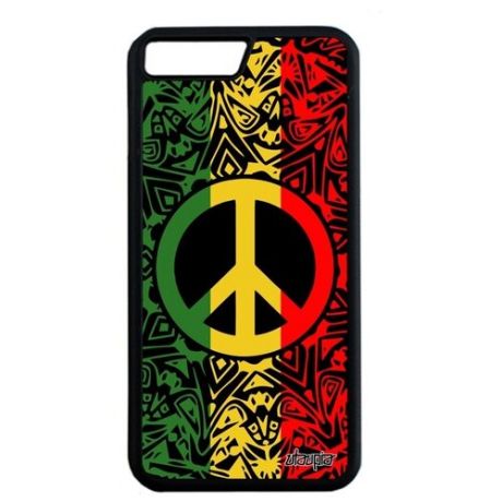 Защитный чехол для телефона // iPhone 7 Plus // "Peace and Love" Символ Рисунок, Utaupia, цветной