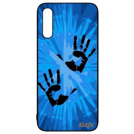 Защитный чехол на телефон // Galaxy A50 // "Отпечаток ладони" Рука Arm, Utaupia, цветной