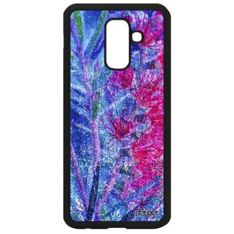 Ударопрочный чехол для смартфона // Galaxy A6 Plus 2018 // "Экзотик" Букет Цветок, Utaupia, цветной