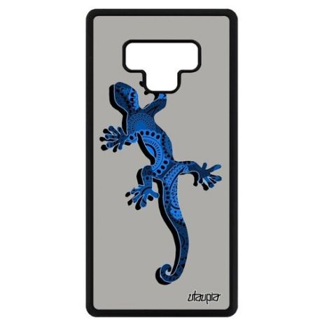Противоударный чехол на // Samsung Galaxy Note 9 // "Саламандра" Символ Salamander, Utaupia, серый