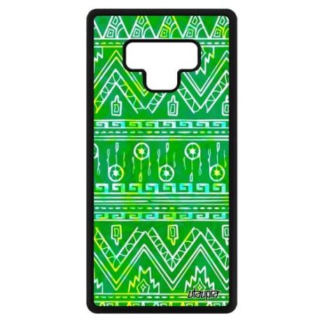 Качественный чехол для мобильного // Samsung Galaxy Note 9 // "Ацтекские мотивы" Декоративный Стиль, Utaupia, цветной