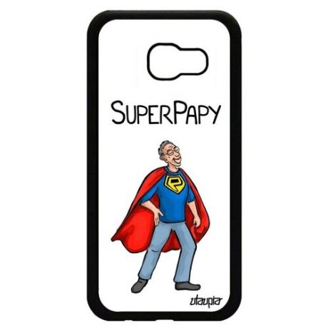 Новый чехол для смартфона // Samsung Galaxy A5 2017 // "Супердед" Супергерой Семья, Utaupia, синий