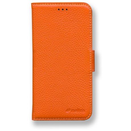 Кожаный чехол книжка Melkco для Apple iPhone X/XS - Wallet Book Type, оранжевый