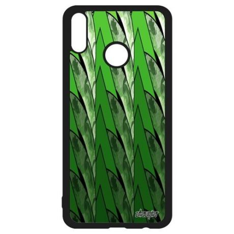 Противоударный чехол на смартфон // Honor 8X // "Восход" Рисунок Дизайн, Utaupia, зеленый