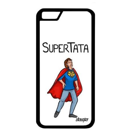 Защитный чехол для телефона // iPhone 6S // "Супертетя" Веселый Смешной, Utaupia, синий