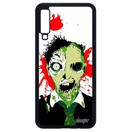 Защитный чехол для телефона // Samsung Galaxy A7 2018 // "Зомби" Дизайн Фантом, Utaupia, цветной